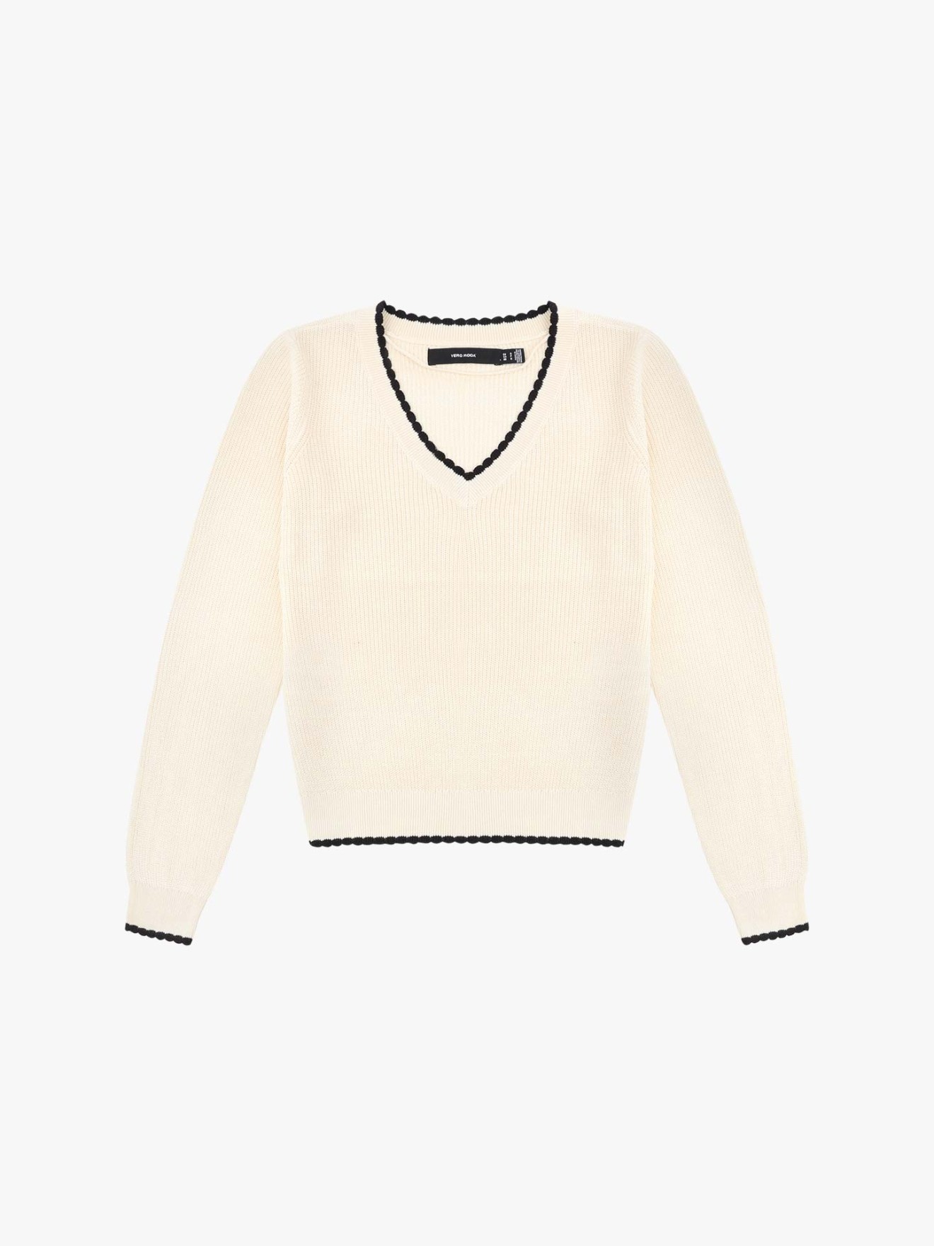 Camisola de Malha com Decote em V