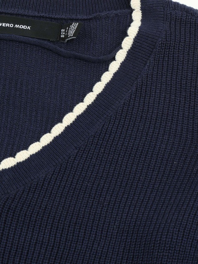 Camisola de Malha com Decote em V