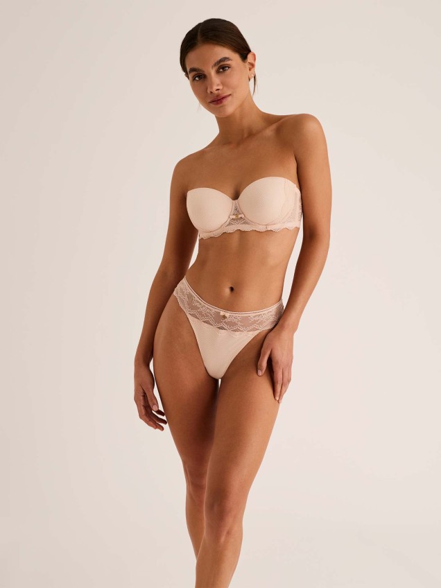 Cueca Brasileira com Renda Floral