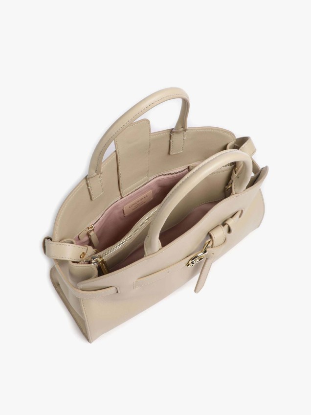 Mala de Mão Sabine Medium em Pele