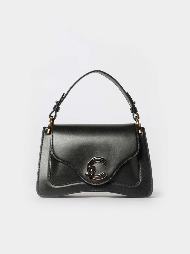 Mala de M�o C-Me Small em Pele