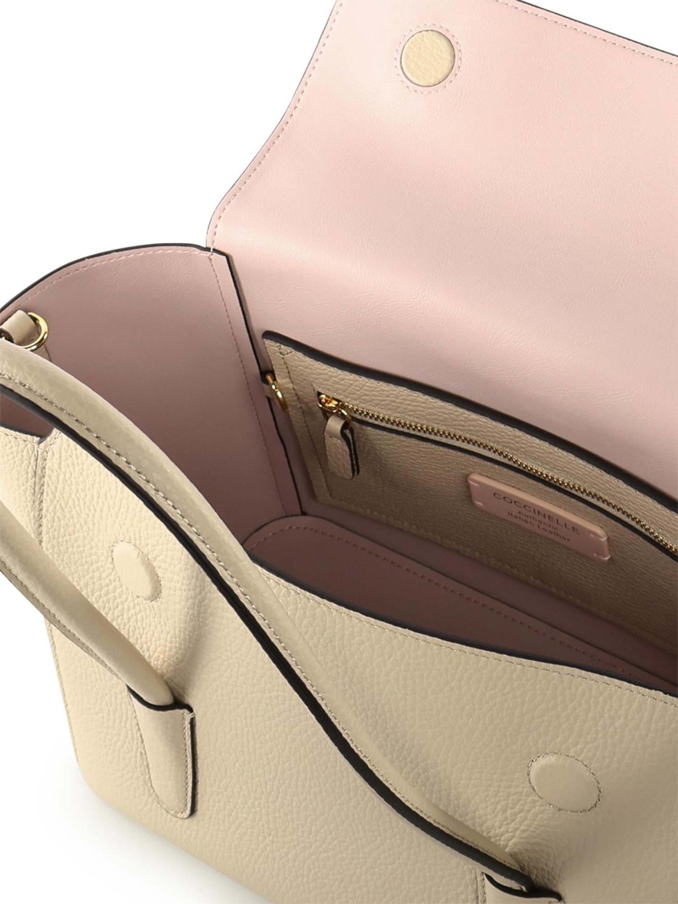 Mala de M�o Double Beat em Pele