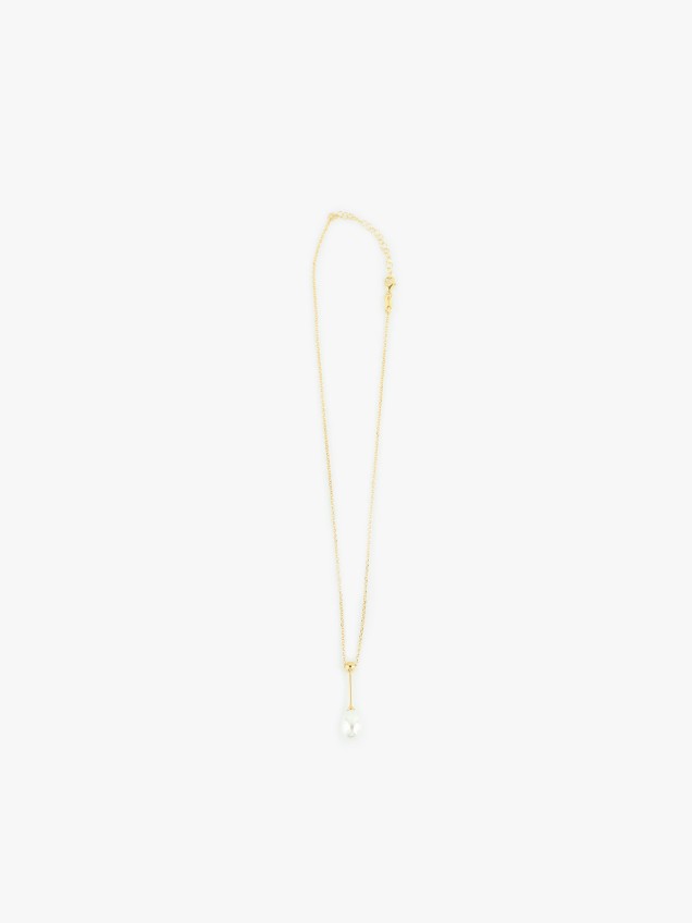 Colar com Pendente de Pérola Gota