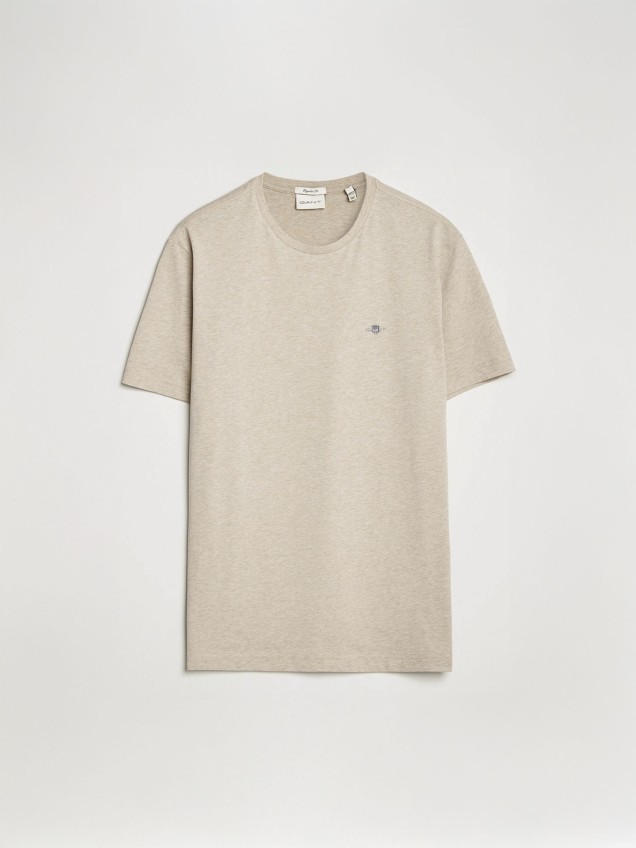 T-shirt com Log�tipo Bordado