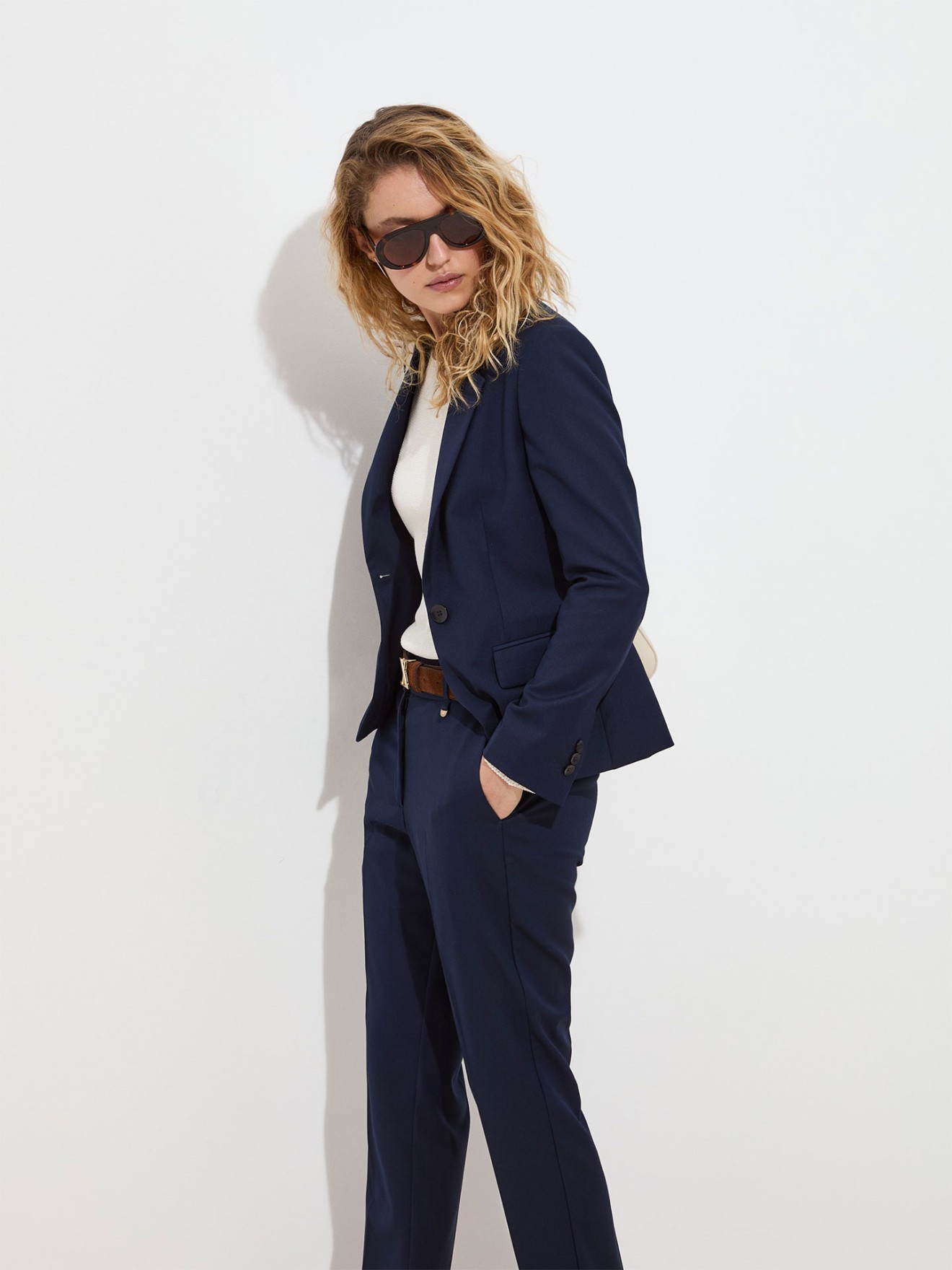 Blazer Cl�ssico de Corte Regular