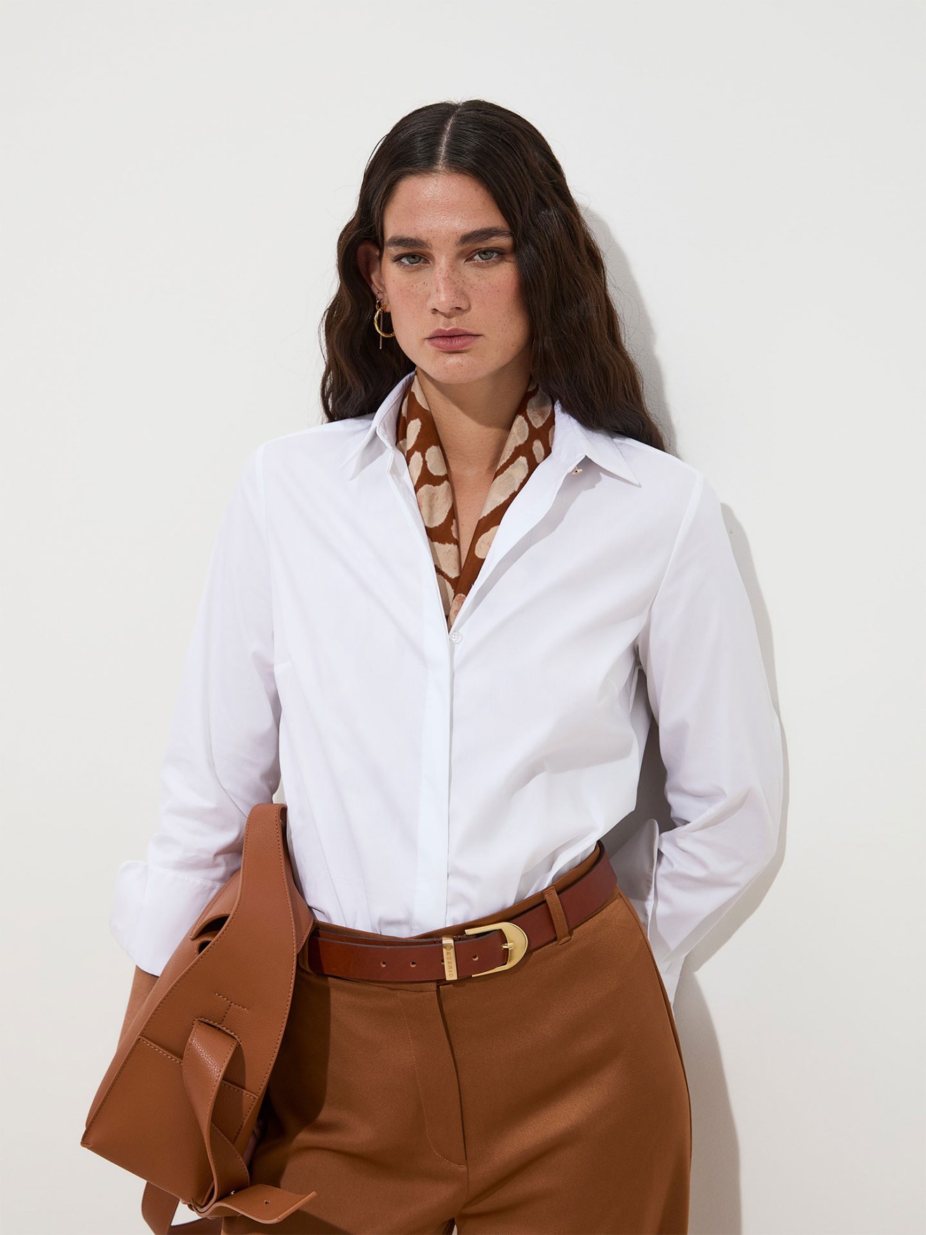 Len�o Quadrado com Estampado Floral