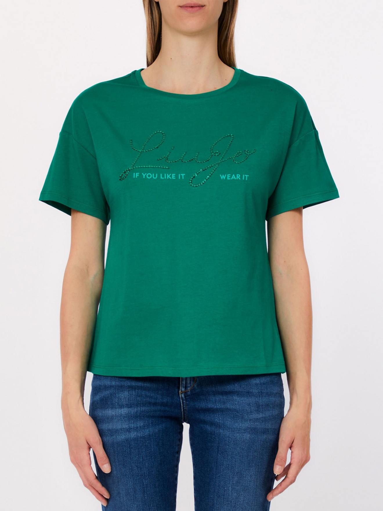 T-shirt com Lantejoulas