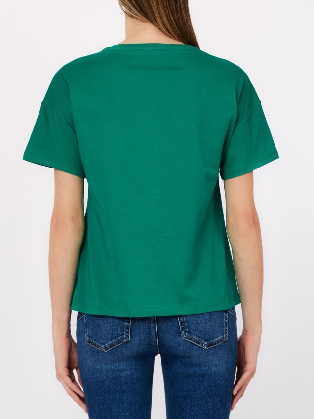 T-shirt com Lantejoulas