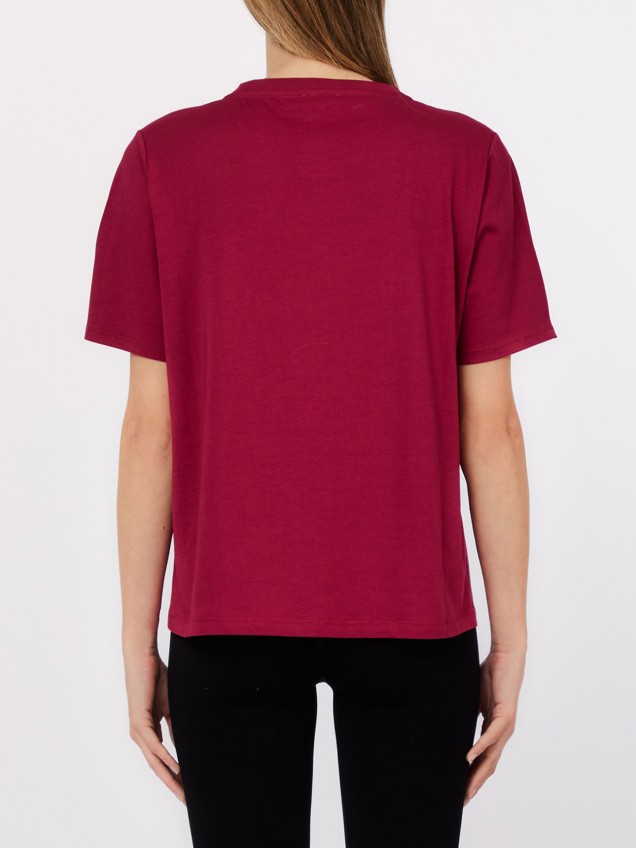 T-shirt com Logótipo e Aplicações
