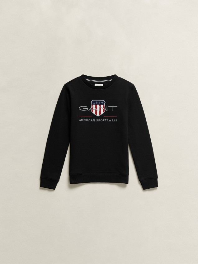 Sweatshirt com Logo Bordado