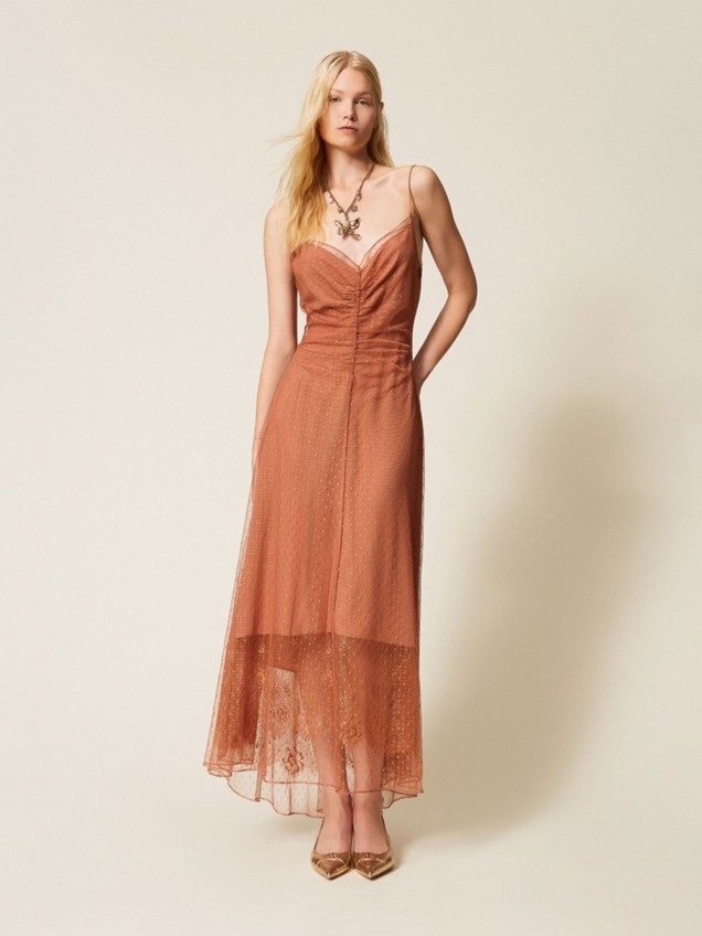 Vestido Comprido de Tule