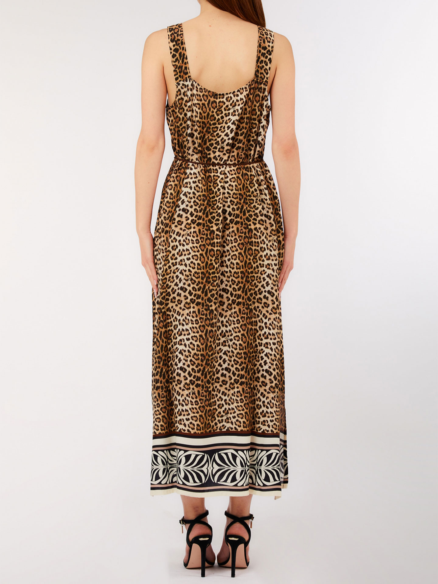 Vestido Comprido com Padrão