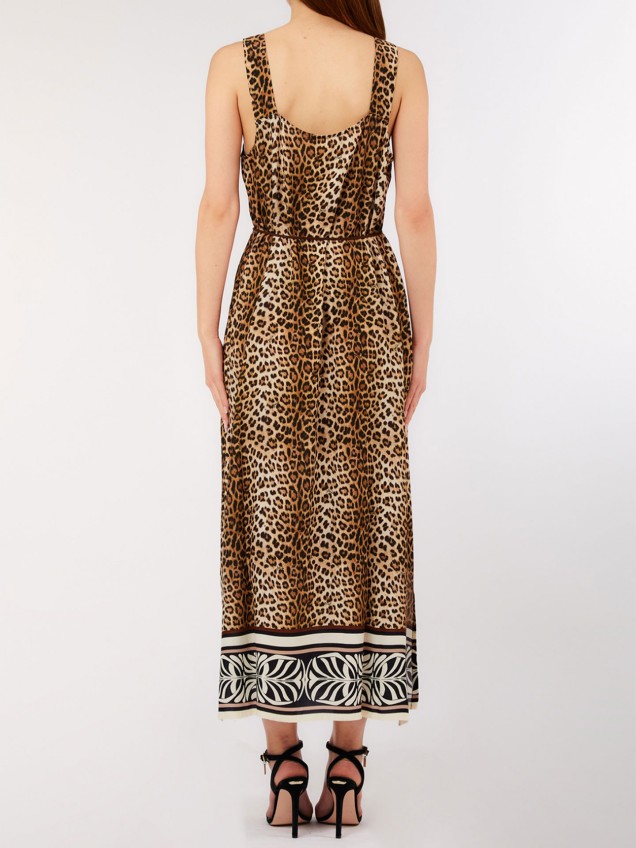 Vestido Comprido com Padrão