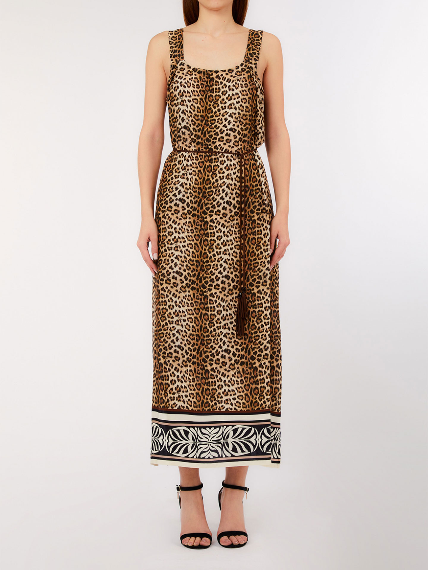 Vestido Comprido com Padrão