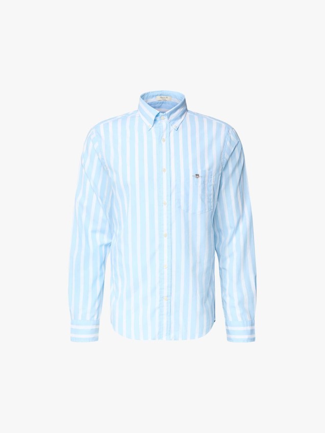 Camisa �s Riscas Regular Fit