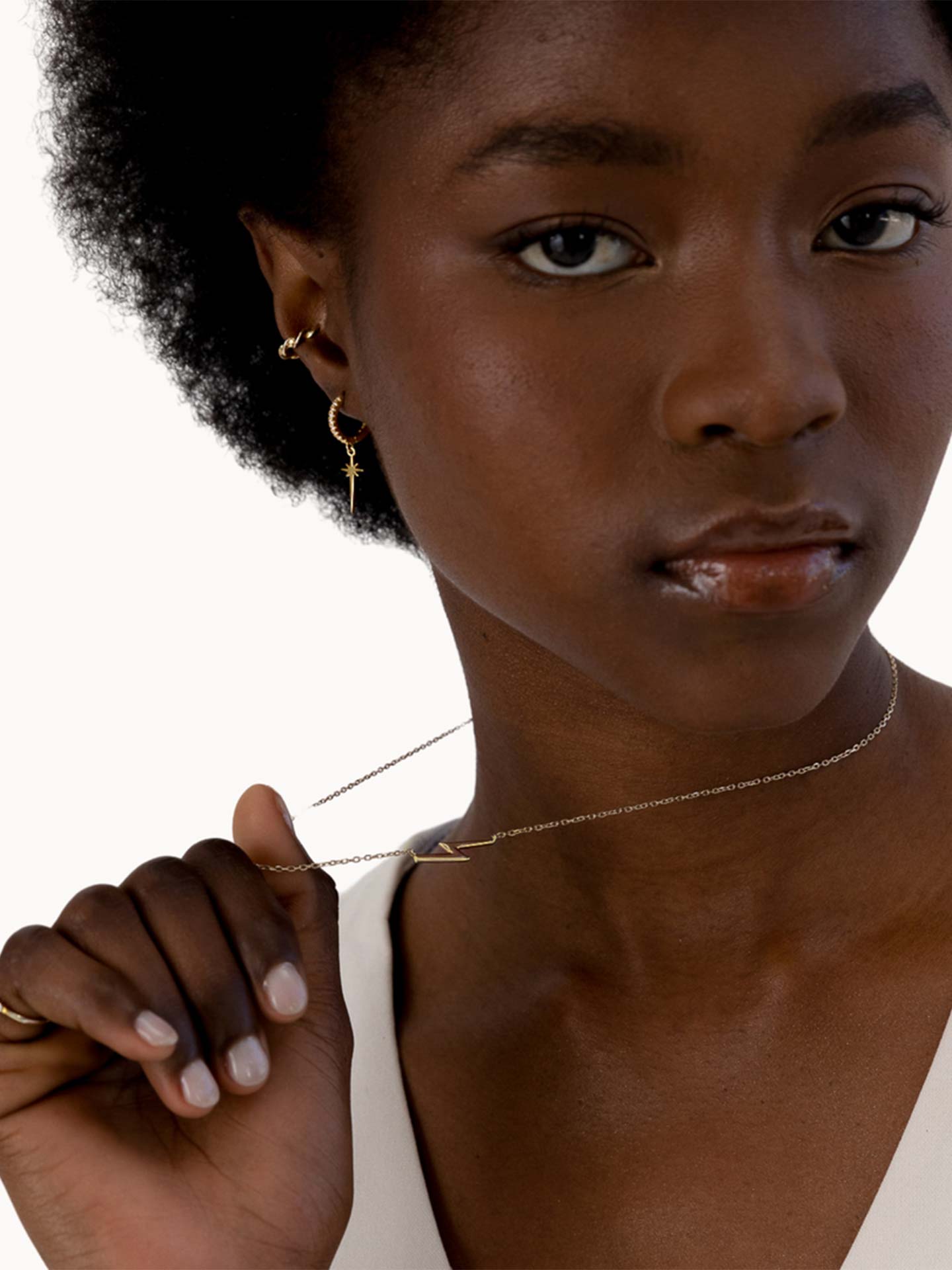 Colar com Pendente Relampo