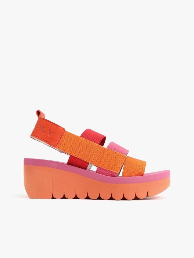 Sand�lias de Plataforma Yere em Pele