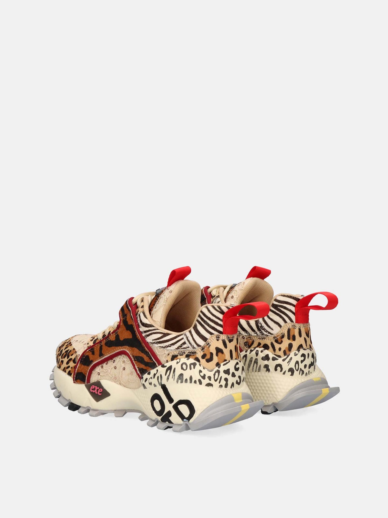 Sapatilhas Chunky Animal Print