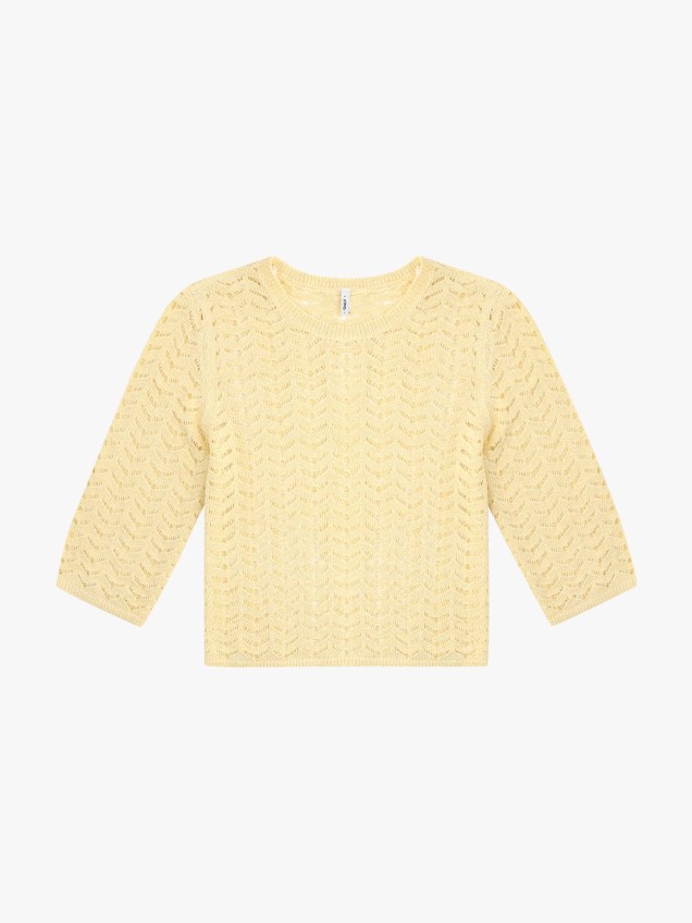 Camisola de Malha com Manga 3/4