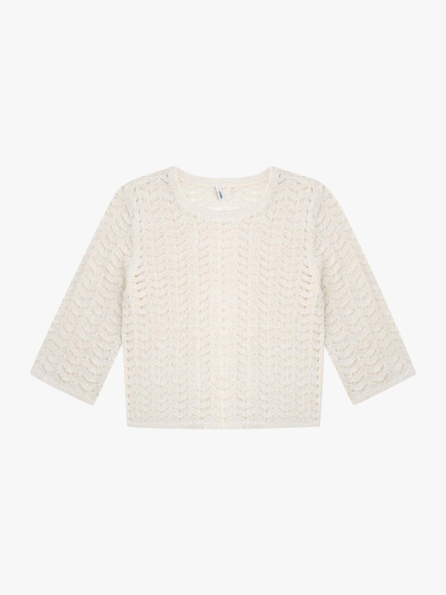 Camisola de Malha com Manga 3/4