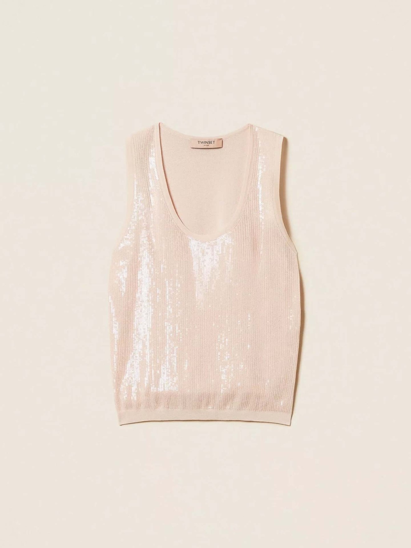 Top de Malha com Lantejoulas