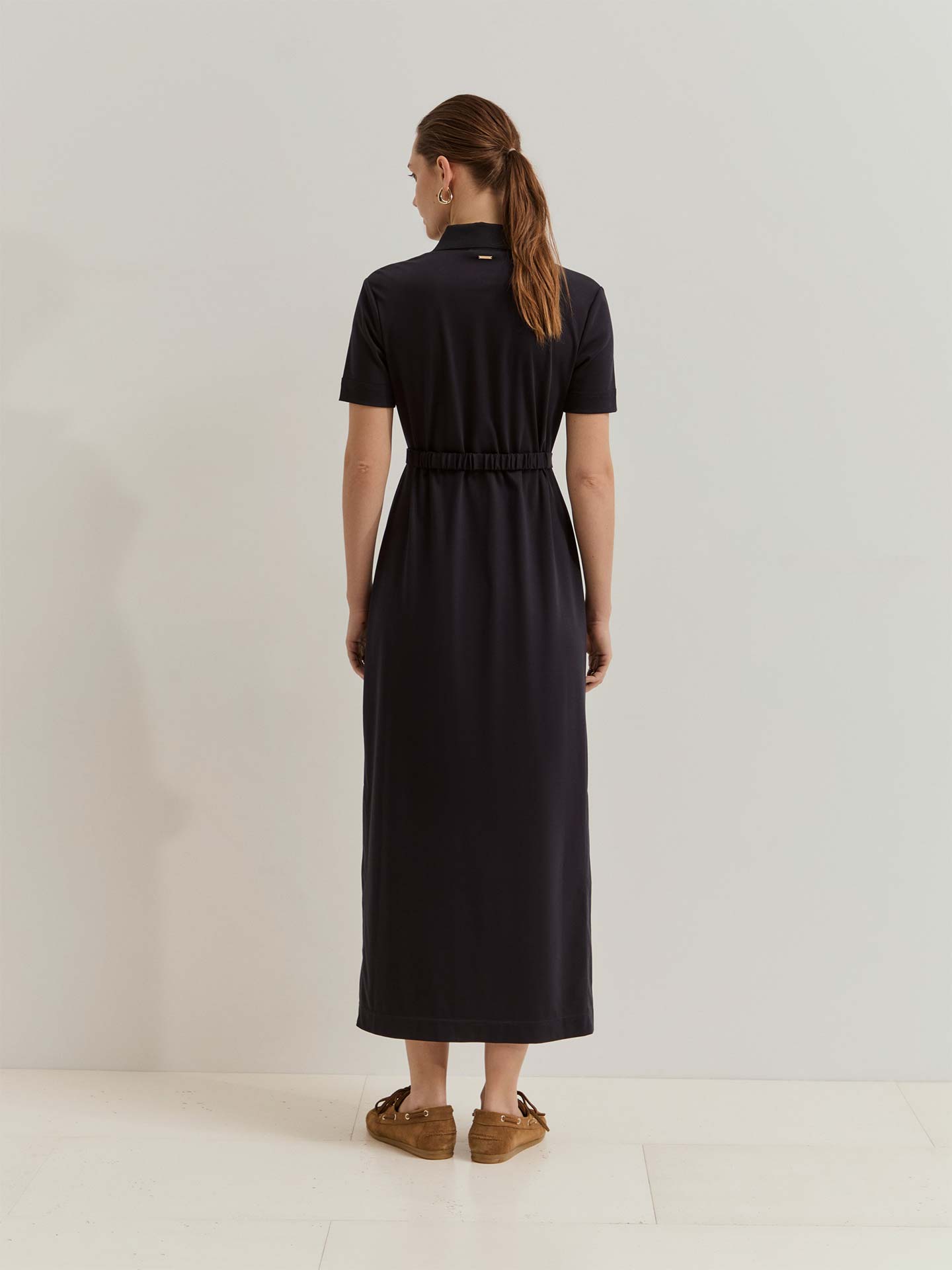 Vestido Comprido com Cinto