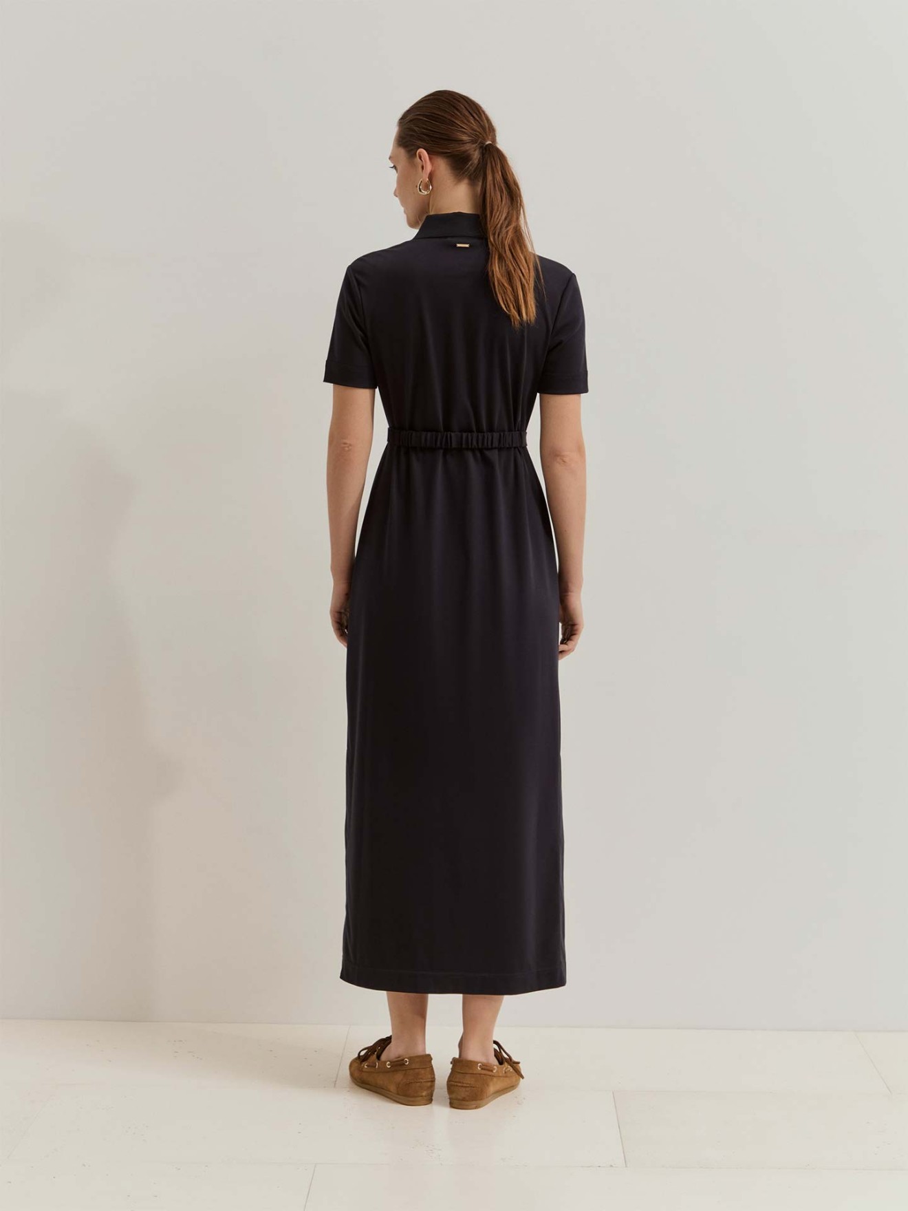 Vestido Comprido com Cinto