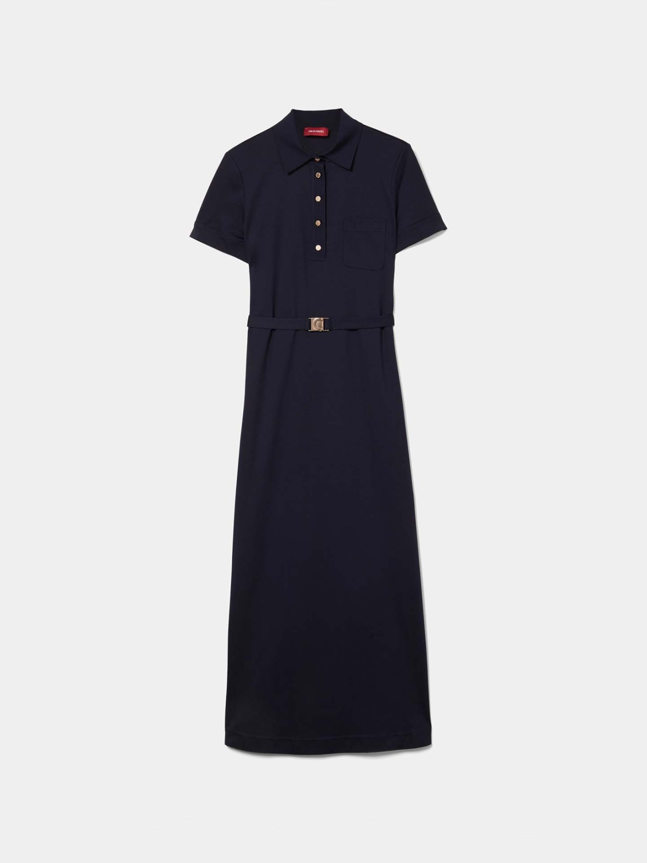 Vestido Comprido com Cinto