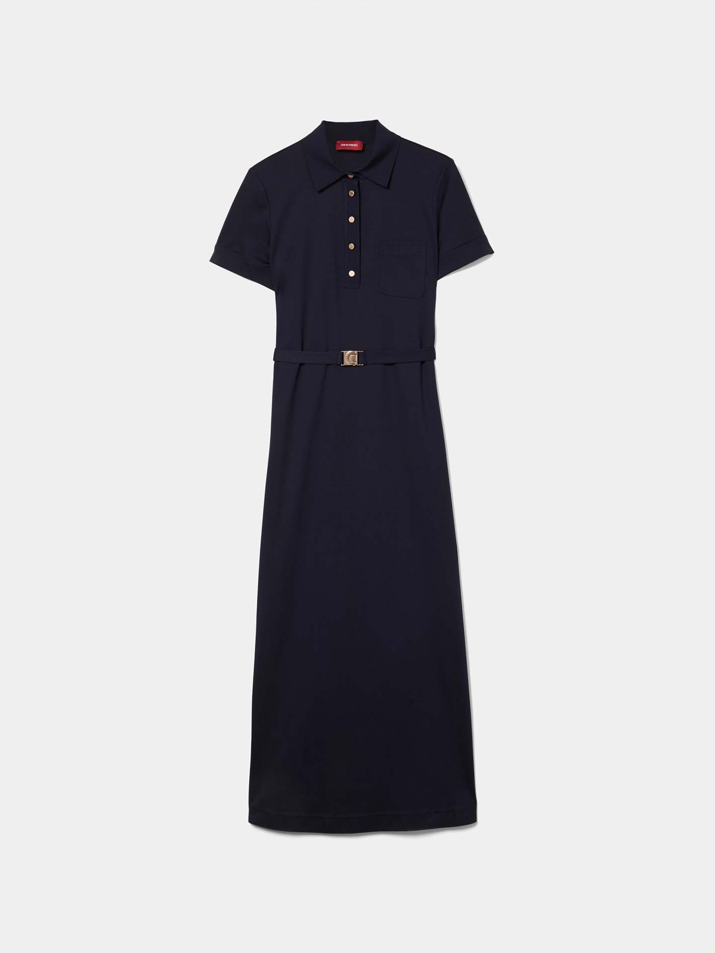 Vestido Comprido com Cinto