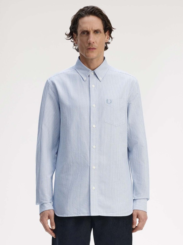 Camisa Oxford �s Riscas M1768