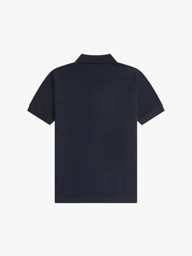 Polo Piqué com Riscas e Meio Fecho M2419