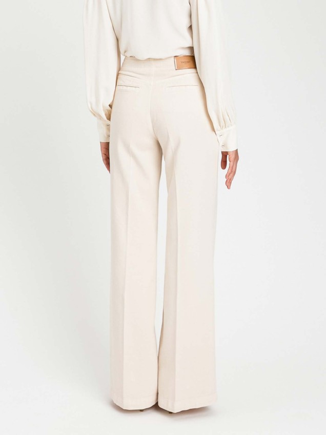 Calças de Cintura Subida