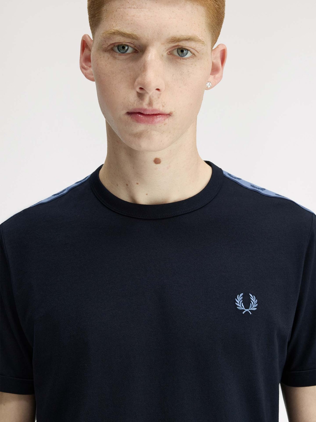 T-shirt Ringer com Fita Contrastante M4613