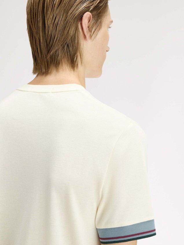 T-shirt com Punhos de Faixa Dupla M2396