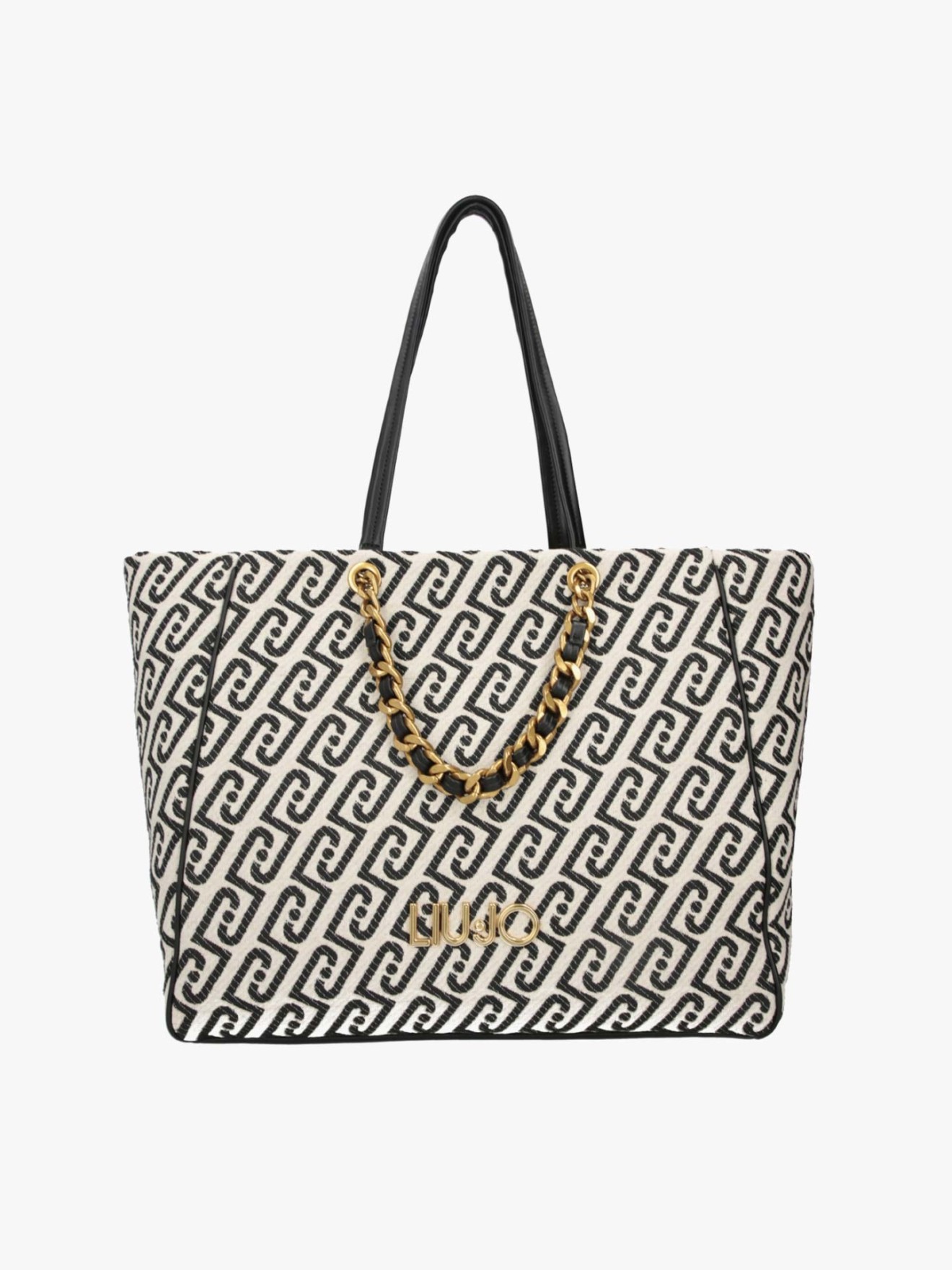 Mala Shopper com Padrão Monograma