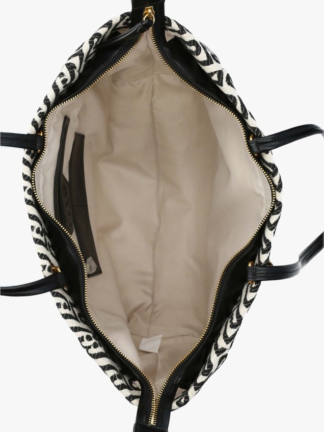 Mala Shopper com Padrão Monograma