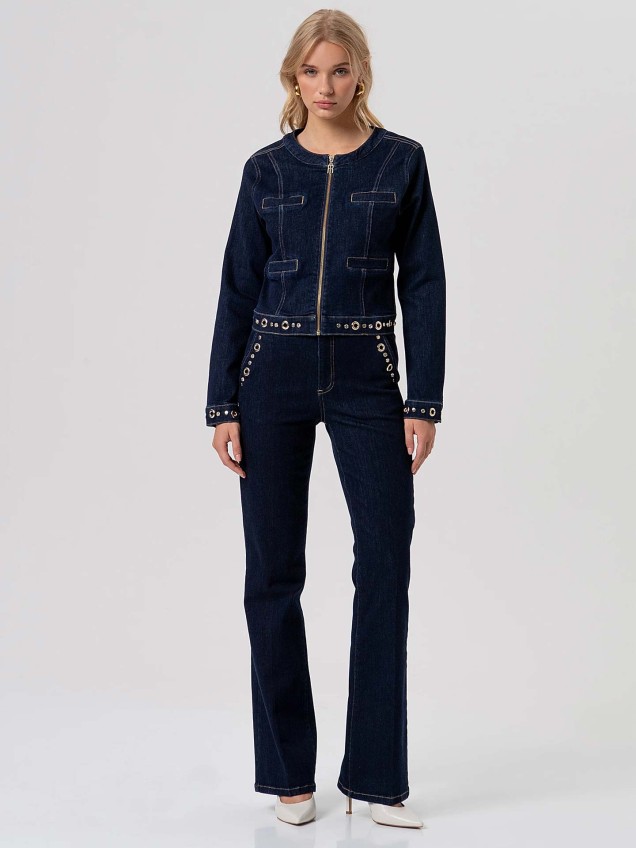 Calças de Ganga Flared