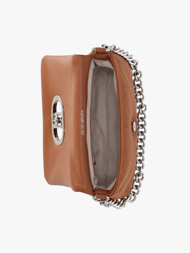 Mala de Tiracolo Efeito Camurça