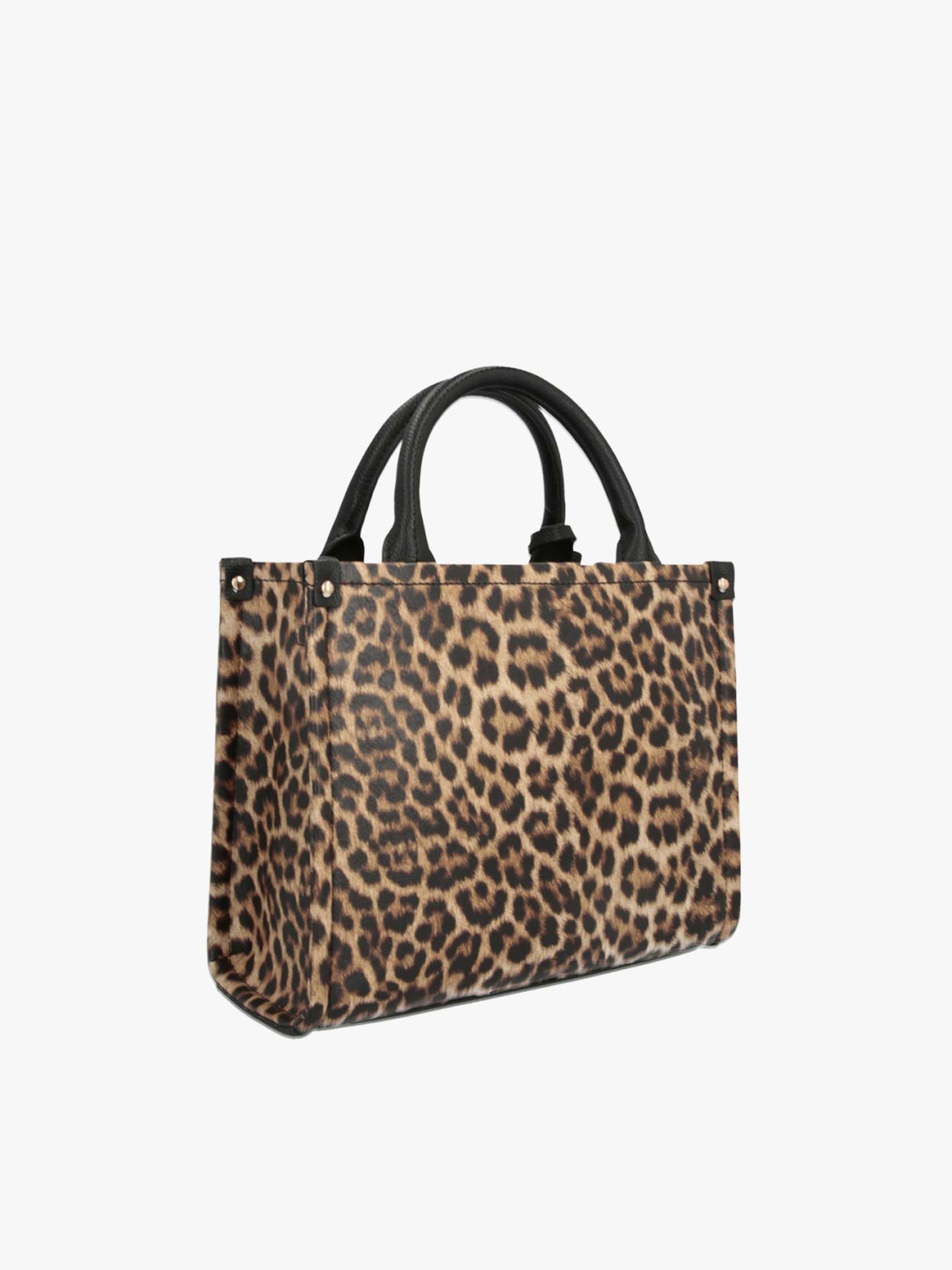 Mala de Mão com Padrão Leopardo