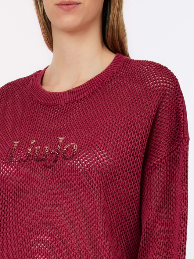 Camisola de Malha Perfurada
