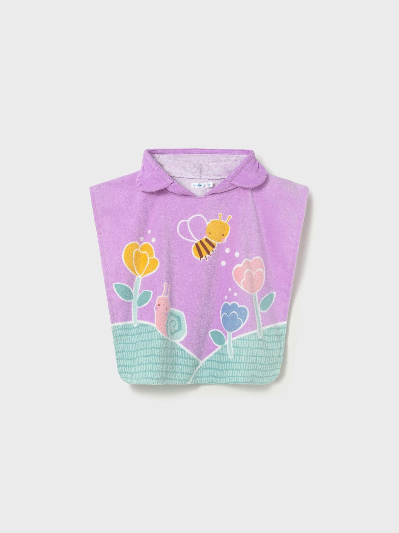 Toalha-Poncho com Capuz e Estampado