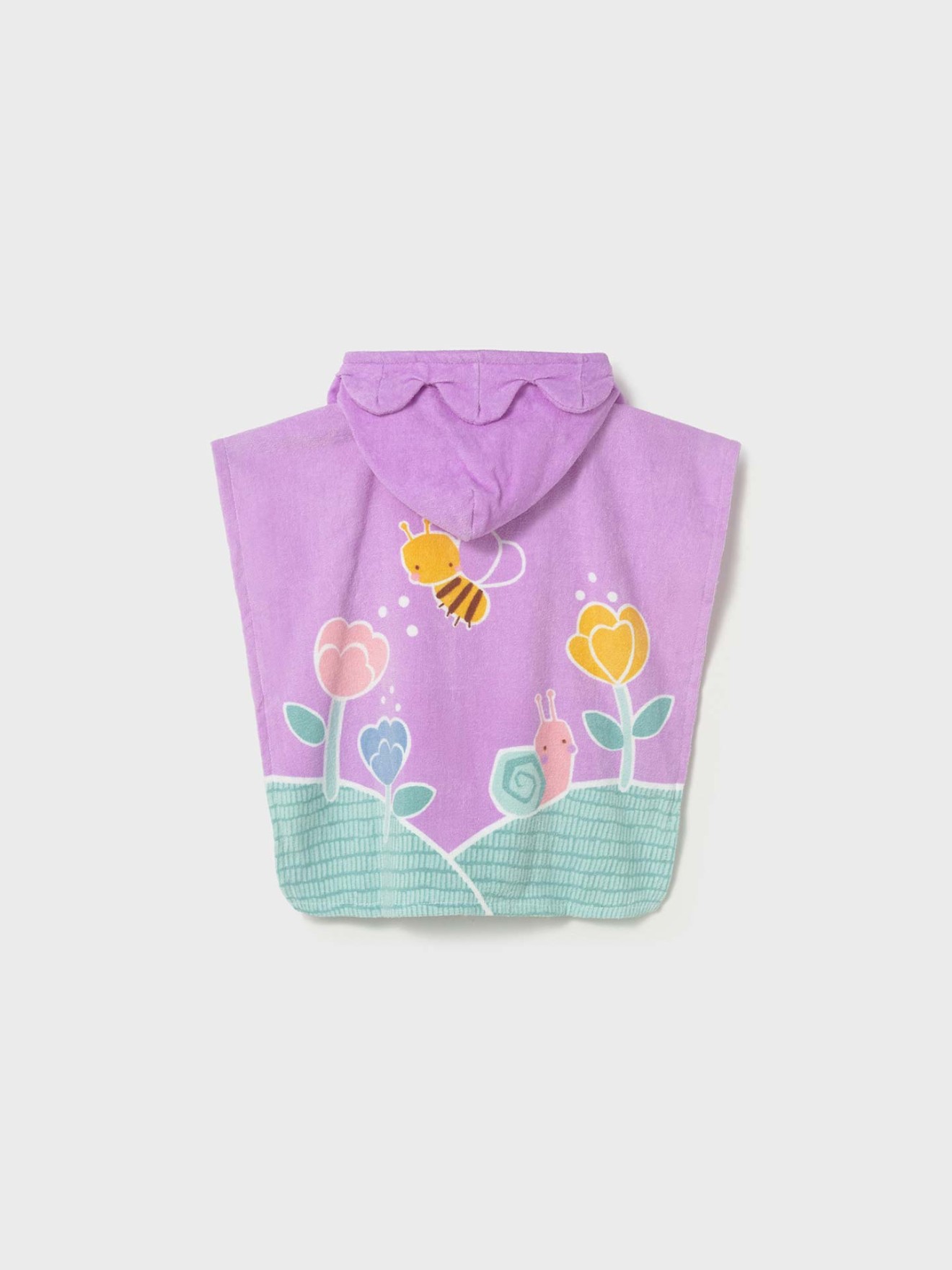 Toalha-Poncho com Capuz e Estampado
