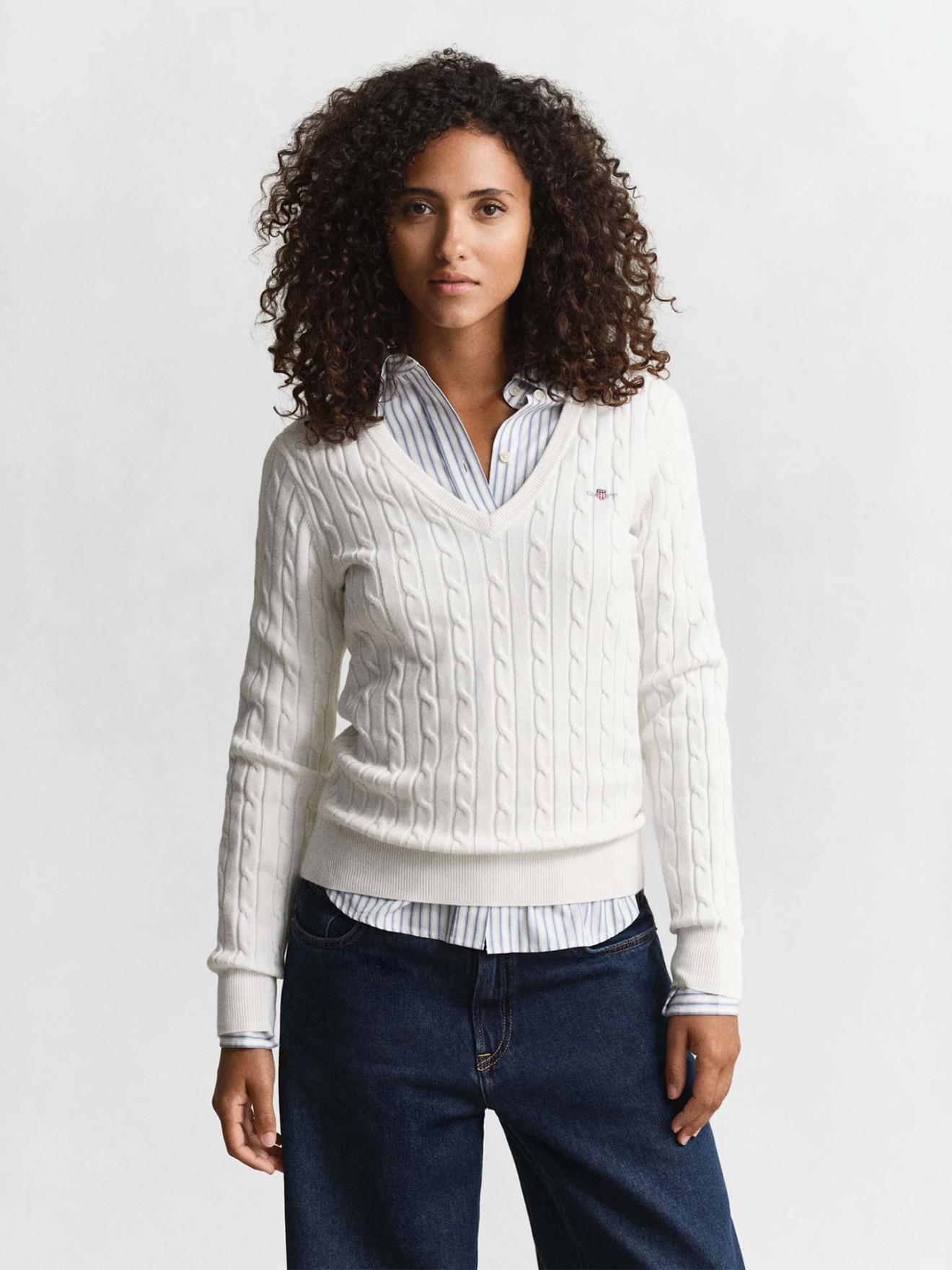 Camisola de Malha Entran�ada