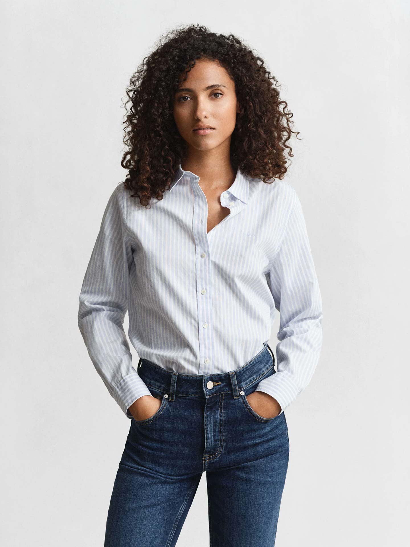 Camisa com Riscas Regular Fit