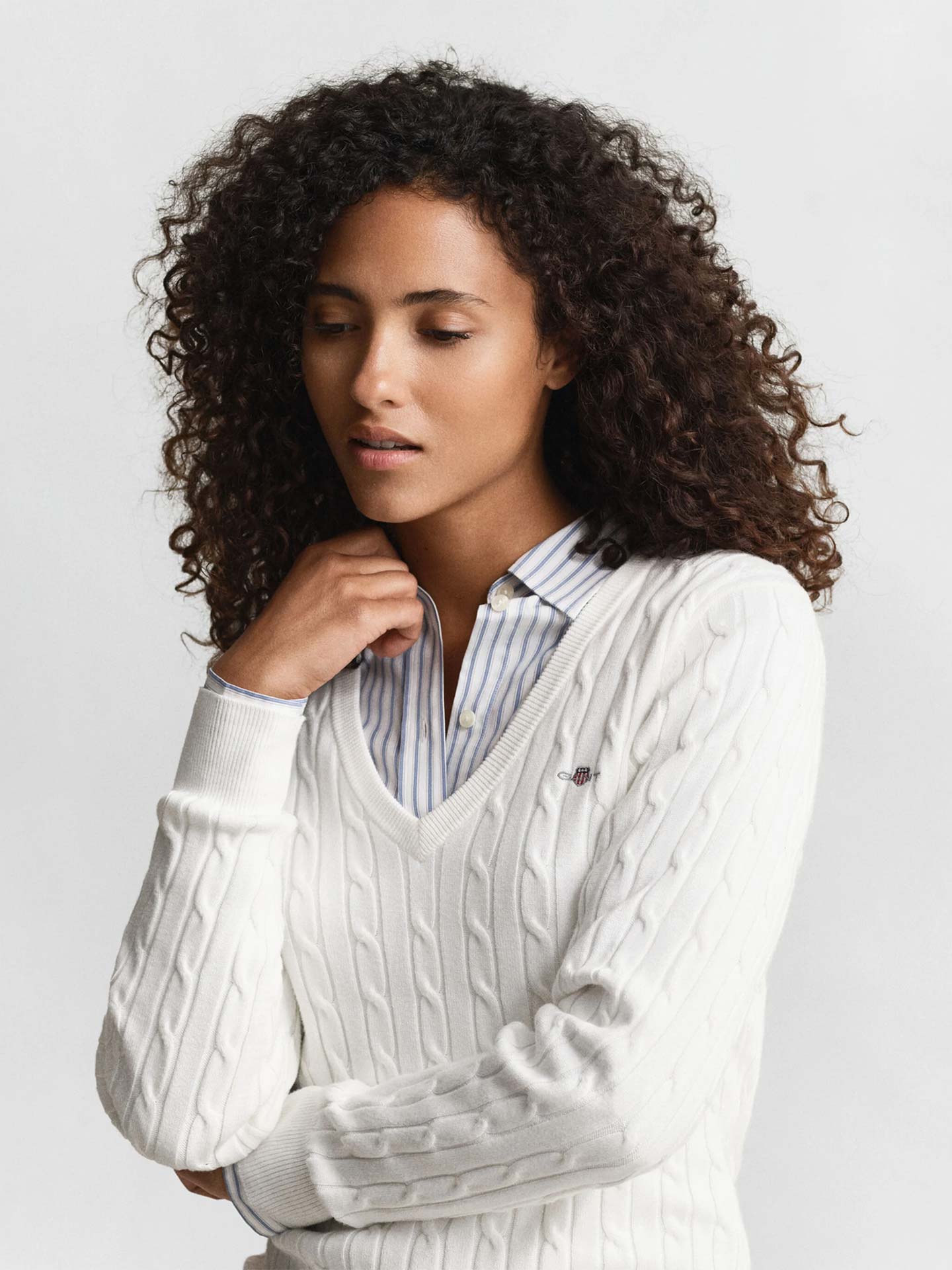 Camisola de Malha Entrançada