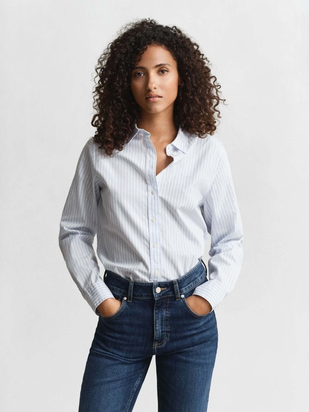 Camisa com Riscas Regular Fit