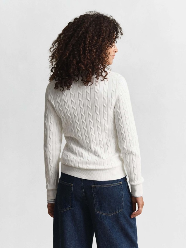 Camisola de Malha Entrançada