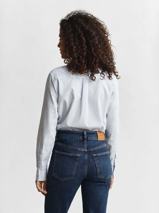 Camisa com Riscas Regular Fit