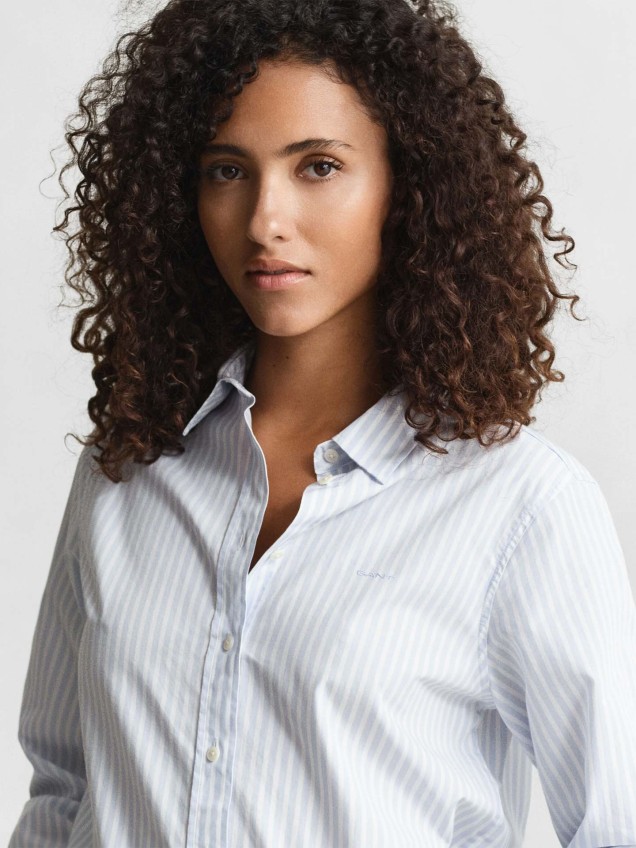 Camisa com Riscas Regular Fit