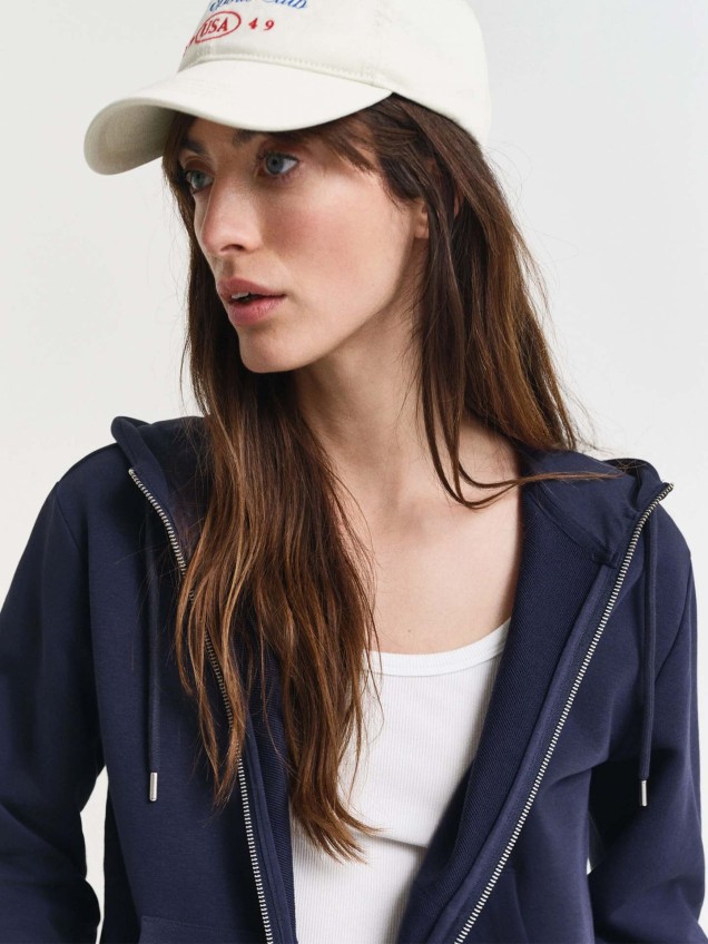 Casaco com Capuz e Fecho de Correr